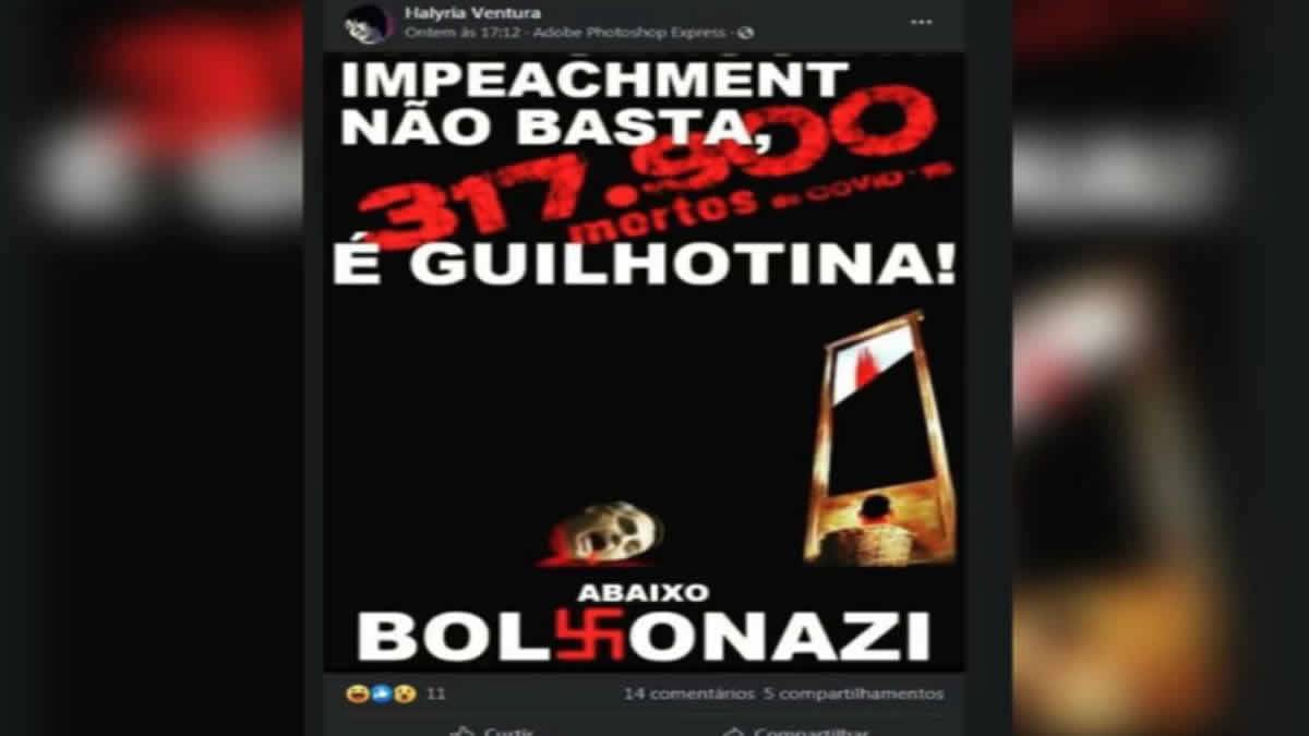 Ódio Do Bem! Professora Defende Guilhotina Para Jair Bolsonaro