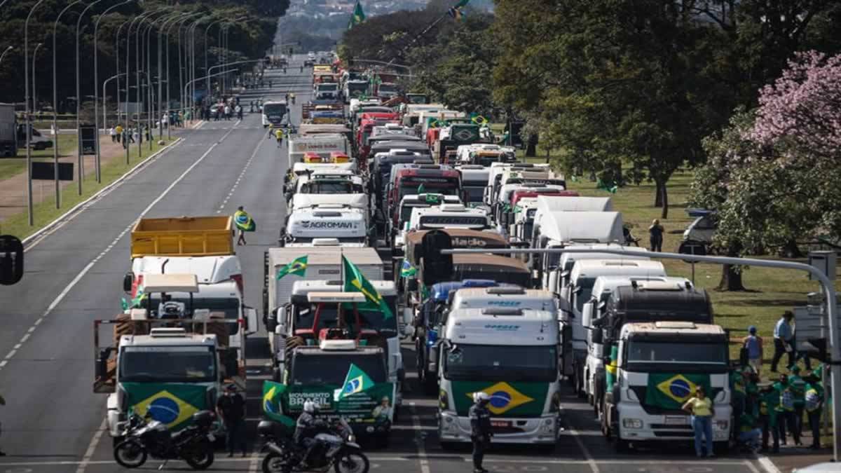 Produtores Rurais Fazem Manifestação Em Apoio A Bolsonaro Na Esplanada