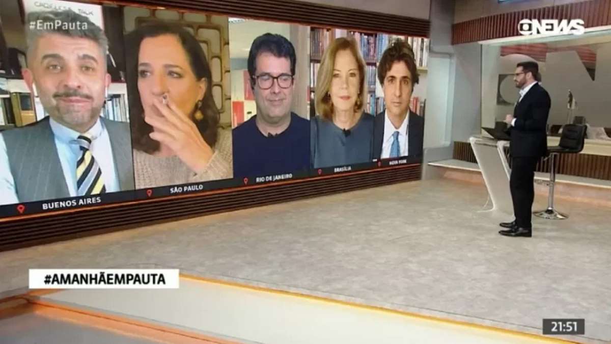 Jornalista Da Globo Fuma Ao Vivo Durante Jornal Na GloboNews