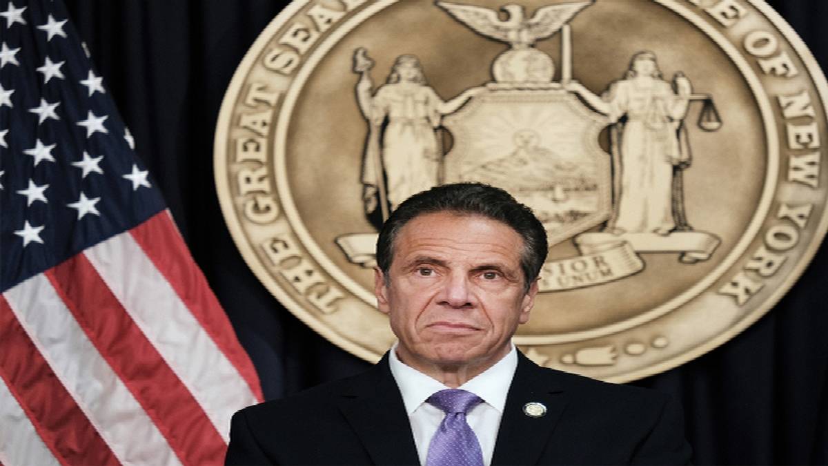 New York Governor Cuomo Makes Announcement In Manhattan