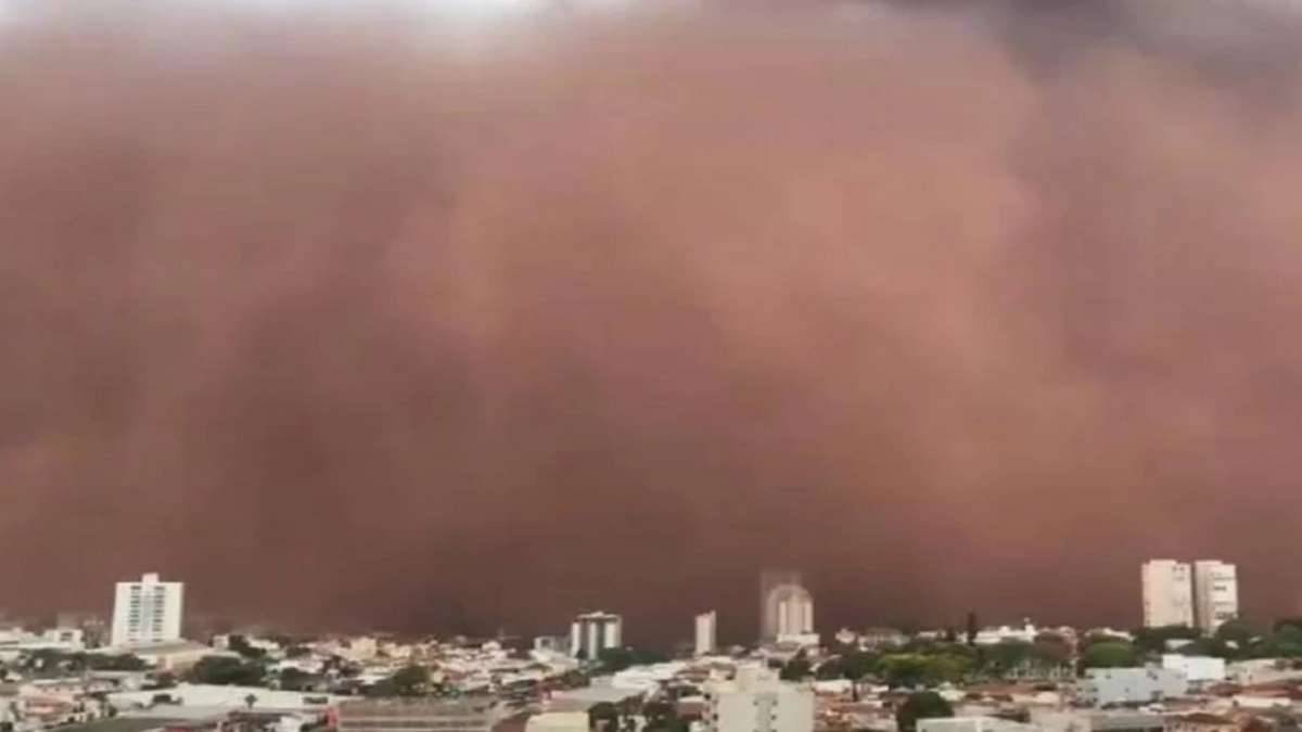Tempestade De Areia Atinge Interior De São Paulo E Transforma O Dia Em Noite