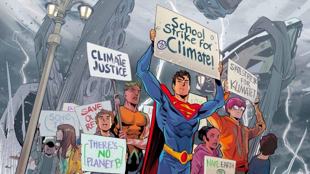 Imagem Da Próxima Edição Dos Quadrinhos Mostra Filho De Clark Kent Em Manifestação