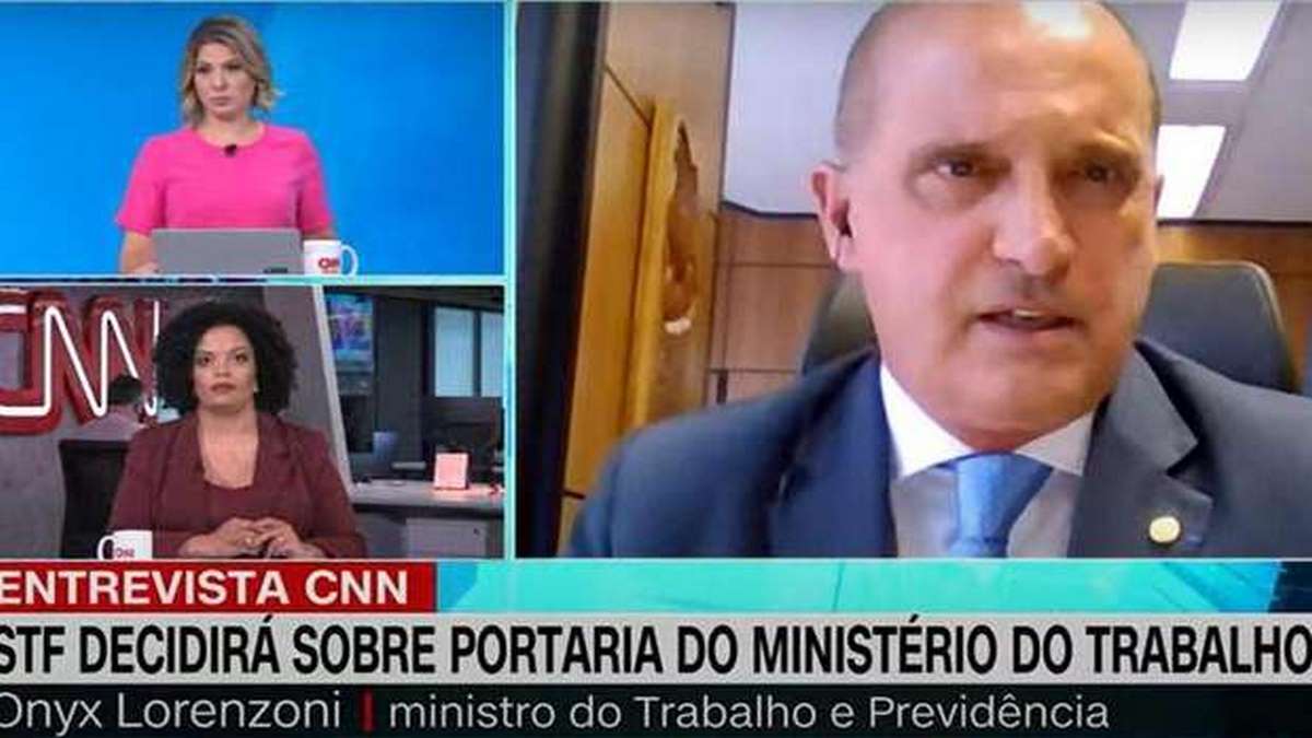 Ministro Onyx Lorenzoni Discutiu Com âncora Da CNN Brasil