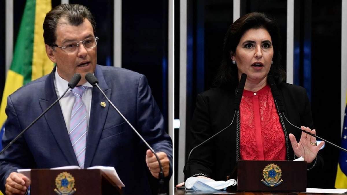 Eduardo Braga E Simone Tebet