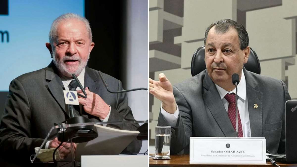 Ex Presidente Lula E Senador Omar Aziz Fotos EFE Luca Piergiovanni Agência Senado Pedro França