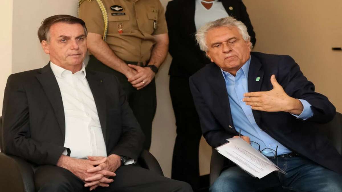 Jair Bolsonaro E Ronaldo Caiado Foto PR Isac Nóbrega