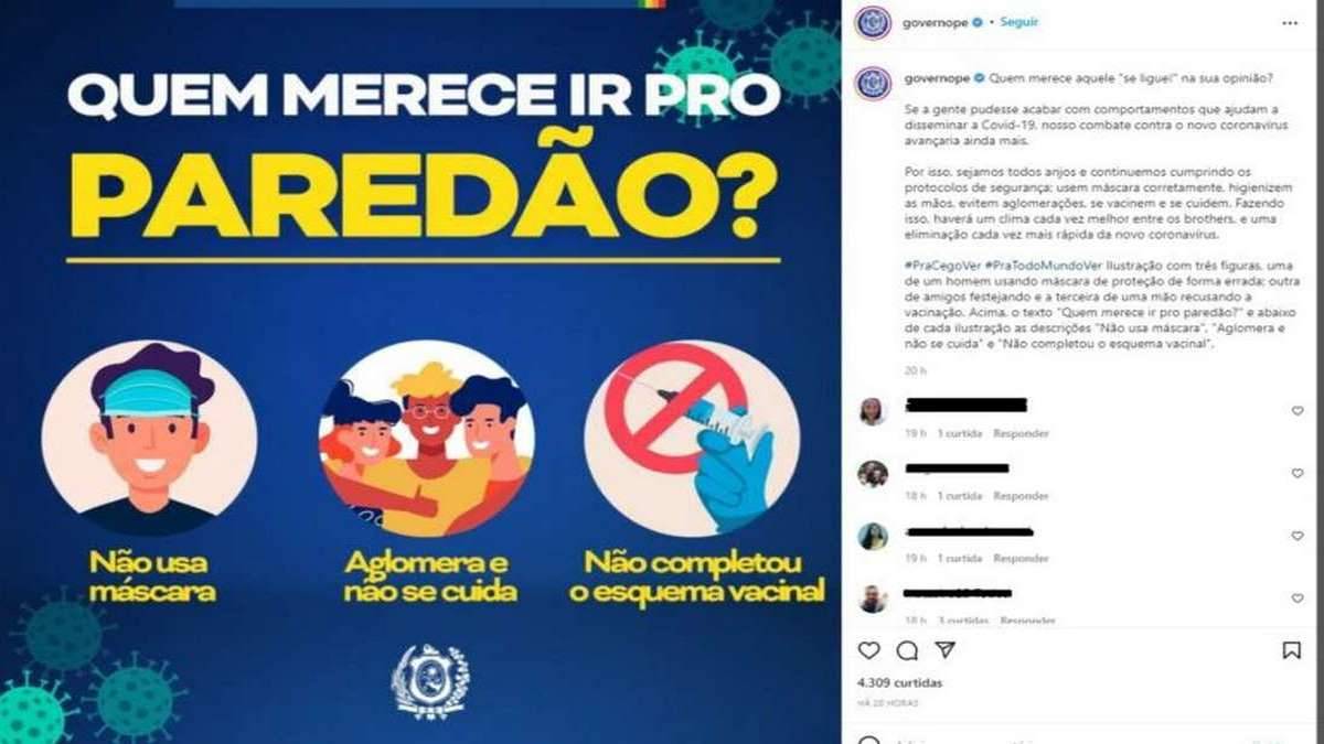 Publicação Feita Pelo Governo De Pernambuco