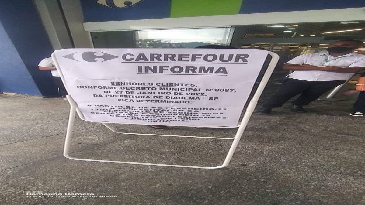 Carrefour De Diadema Passa A Exigir Passaporte Sanitário