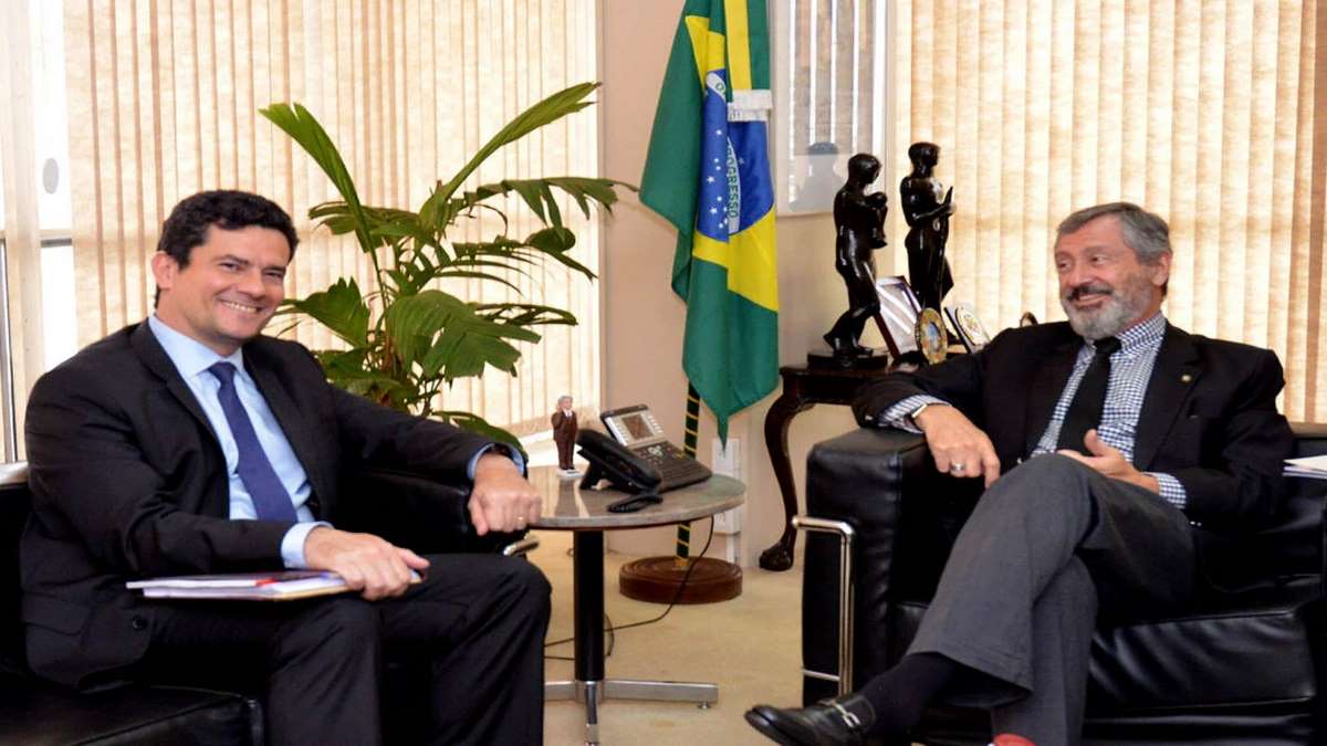Ex Ministro Da Justiça Sergio Moro Foto Ministério Da Justiça Isaac Amorim
