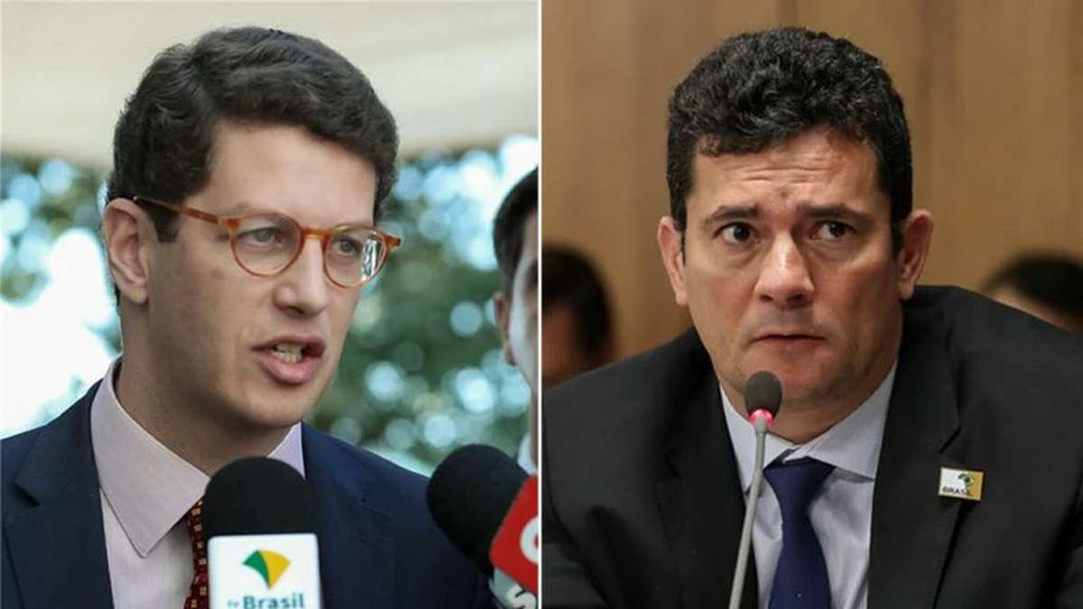 Ex Ministros Ricardo Salles E Sergio Moro