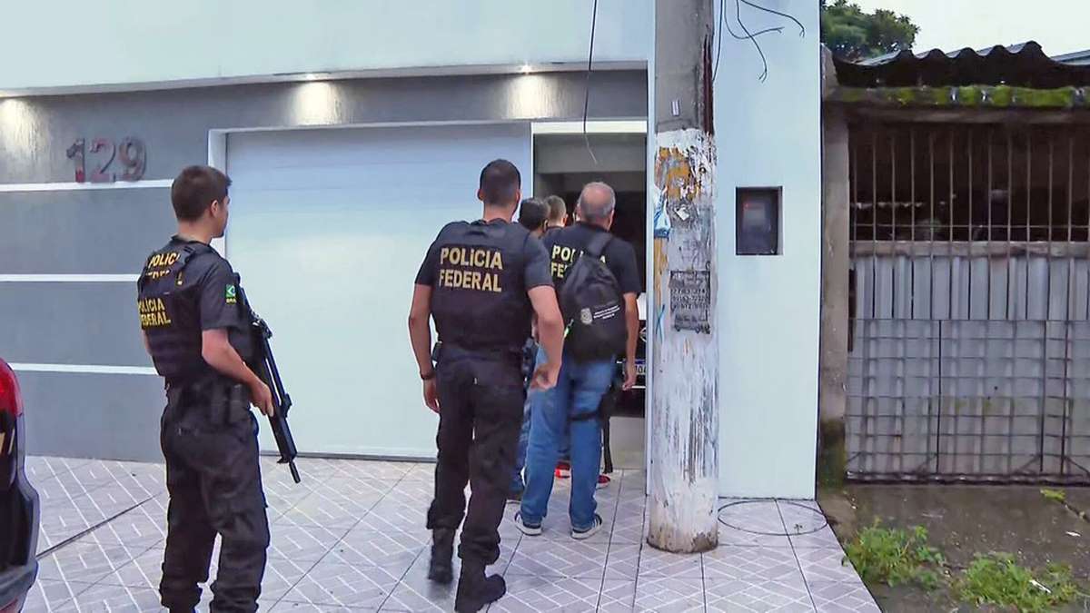 Polícia Federal Cumpre Mandados Da Operação Confessio Foto Reprodução TV Globo