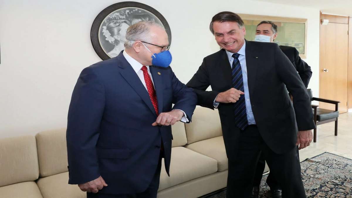 Presidente Jair Bolsonaro E O Ministro Edson Fachin, Do STF Foto Marcos Corrêa PR