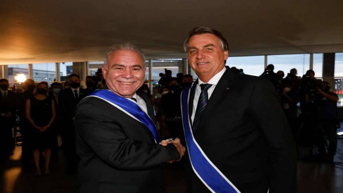 Presidente Jair Bolsonaro E O Ministro Da Saúde, Marcelo Queiroga Foto PR Alan Santos