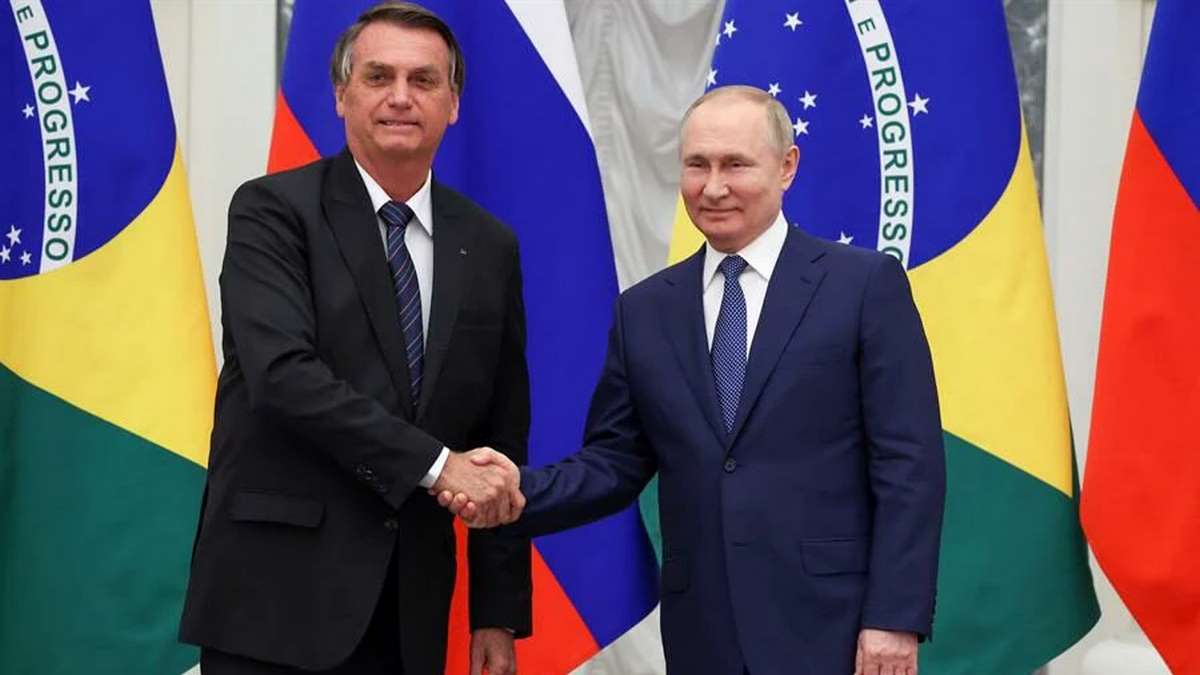 Presidentes Jair Bolsonaro E Vladimir Putin Se Reuniram Nesta Quarta Feira Foto EFE EPA Kremlin Vyacheslav Prokofyev Sputnik