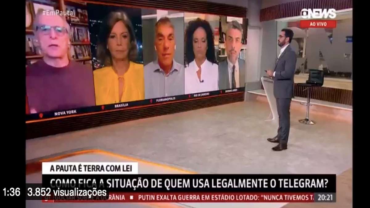 Jorge Pontual Se Manifestou Contra Bloqueio Do Telegram