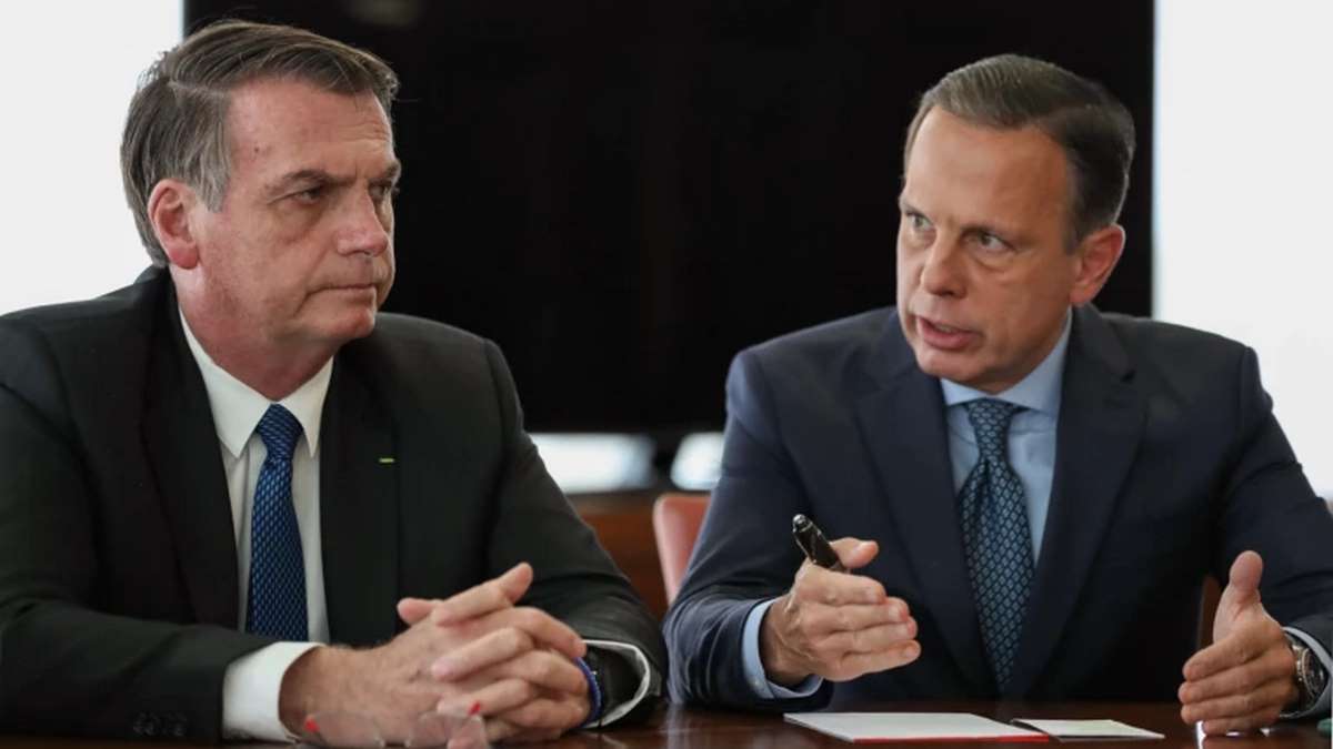 Presidente Jair Bolsonaro E Governador De SP, João Doria Foto Marcos Corrêa PR