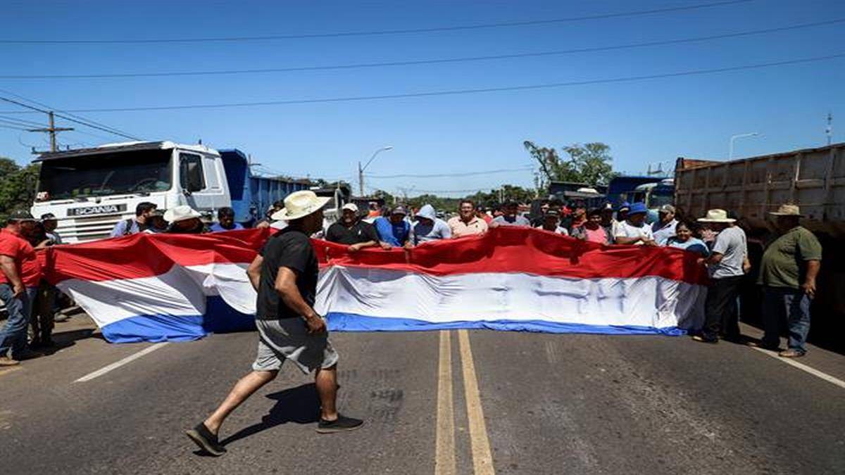 Protestos No Paraguai Conseguem Reduzir Preço Dos Combustíveis Foto EFENathalia Aguilar