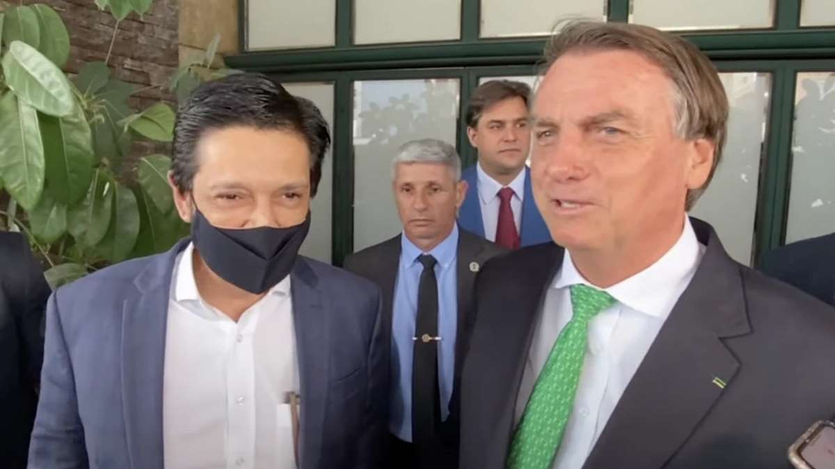 Ricardo Nunes E Jair Bolsonaro Conversaram Com A Imprensa Foto Reprodução YouTube UOL