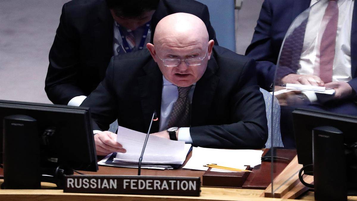 Embaixador Da Rússia Na ONU, Vassily Nebenzia Foto EFE EPA PETER FOLEY