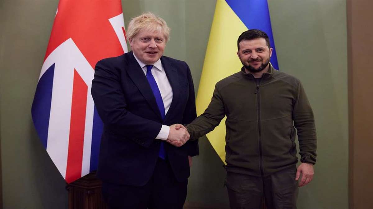 Johnson Se Reúne Com Zelensky, Em Kiev, Em Visita Não Anunciada Foto EFE EPA UKRAINIAN PRESIDENTIAL PRESS SERVICE HANDOUT