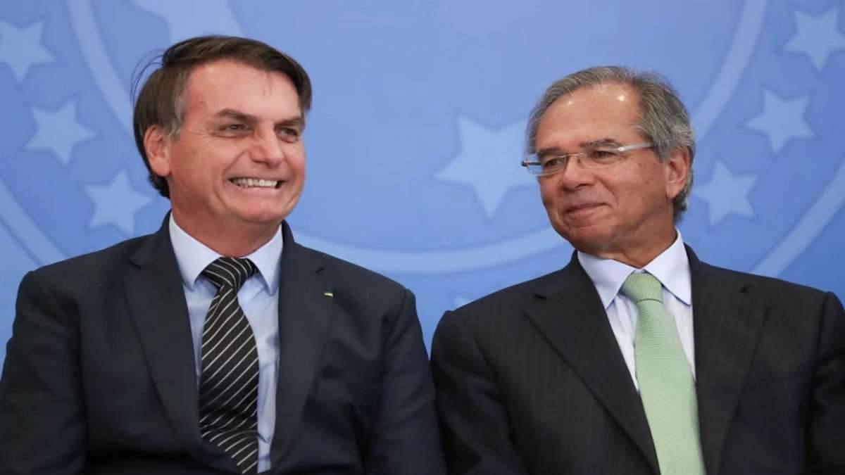 Presidente Jair Bolsonaro E Ministro Da Economia, Paulo Guedes Foto Marcos CorrêaPR