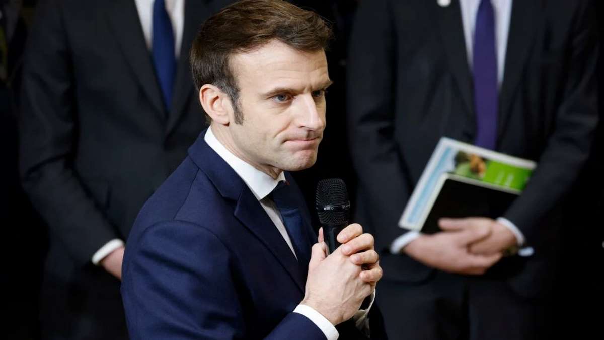 Presidente Da França, Emmanuel Macron Foto EFE EPA Ludovic Marin