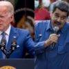 Presidente Dos EUA, Joe Biden E O Líder Venezuelano, Nicolás Maduro Fotos EFEEPASHAWN THEW E EFE Miguel Gutiérrez