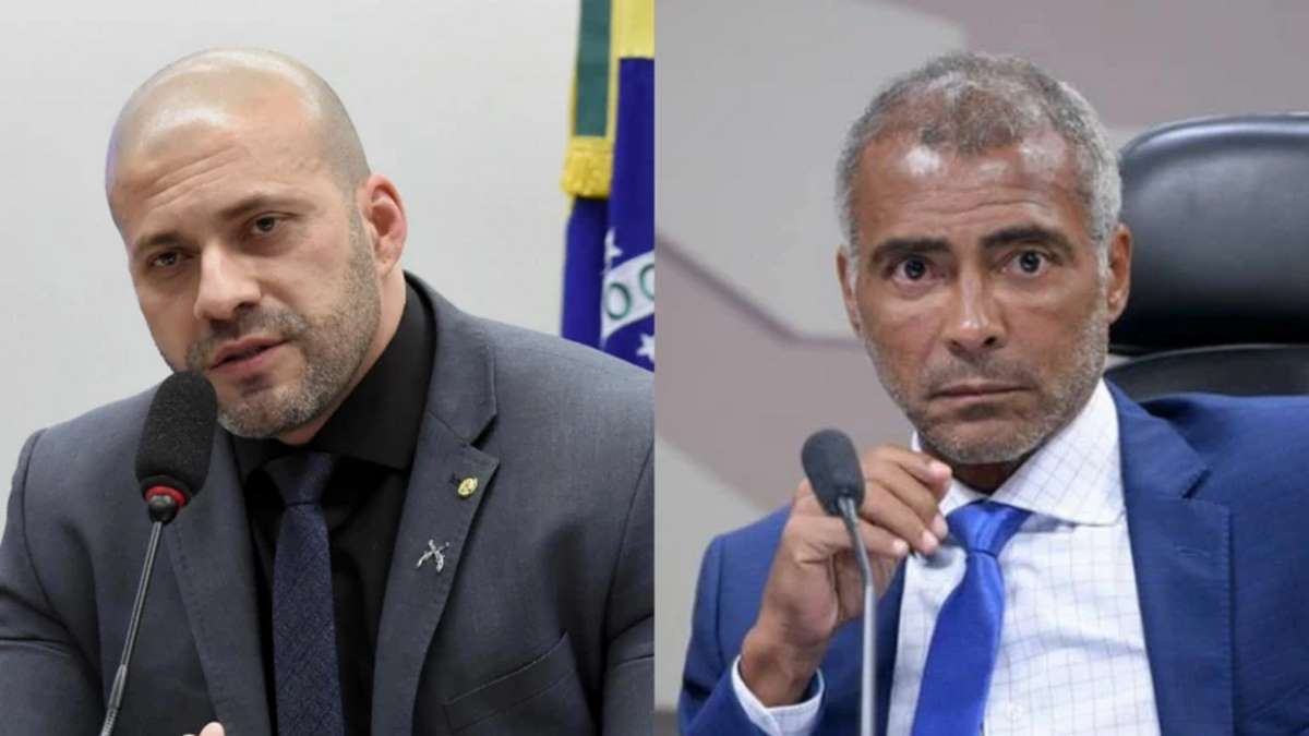 Silveira E Romário Poderão Se Enfrentar Nas Eleições FotosCâmara Dos Deputados Reila Maria Agência Senado Pedro França