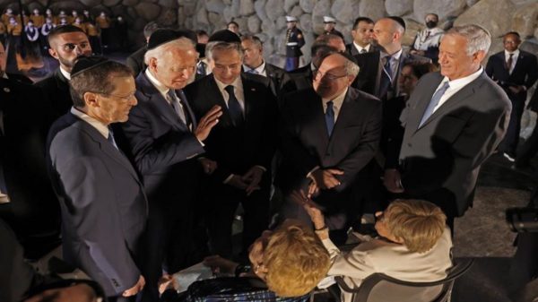 Joe Biden Em Jerusalém Foto EFEEPAMENAHEM KAHANA POOL