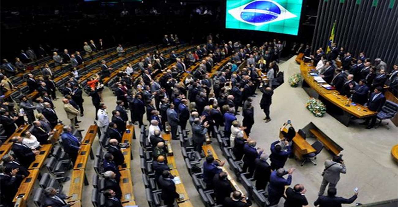 Plenário Da Câmara Dos Deputados No Brasil Foto Reprodução Câmara Dos Deputados