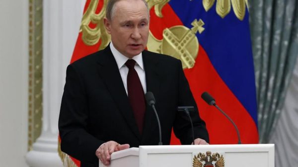 Presidente Da Rússia, Vladimir Putin Foto EFEEPAALEXEI NIKOLSKY KREMLIN POOL SPUTNIK