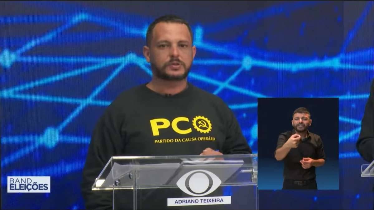Adriano Teixeira, Candidato Do PCO Ao Governo Do Paraná Foto Reprodução Youtube