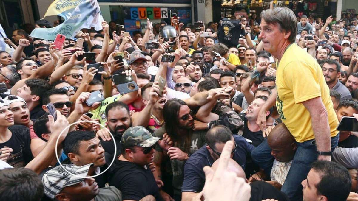 Presidente Jair Bolsonaro Na Ocasião Em Que Sofreu A Facada Foto Estadão ConteúdoFábio Motta