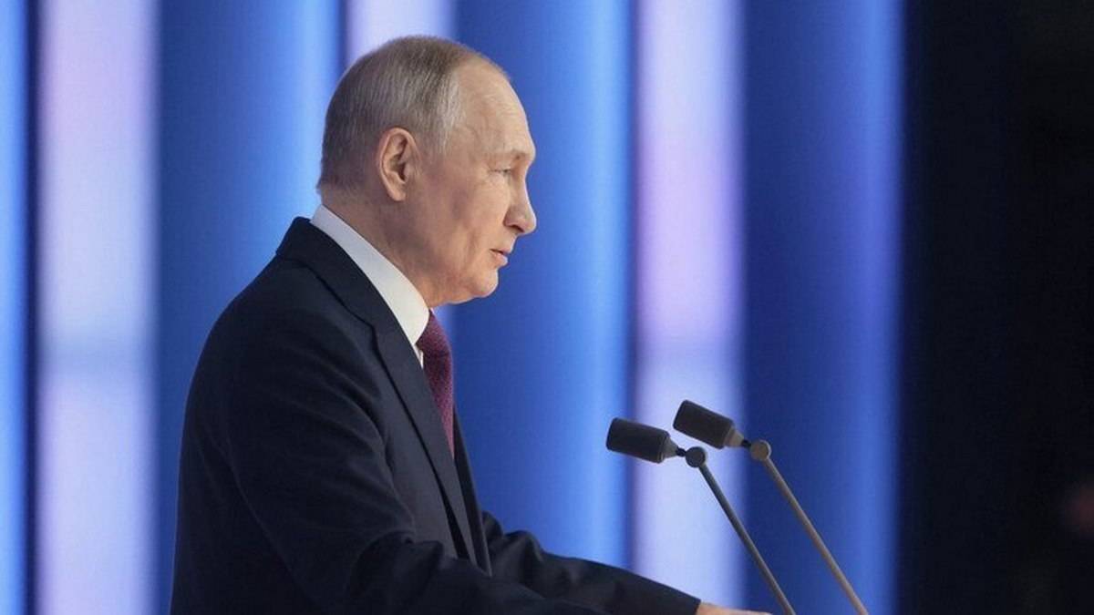 Presidente Da Rússia, Vladimir Putin, Durante Discurso à Nação