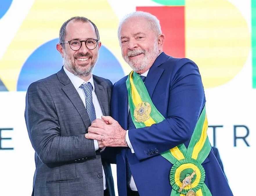 Ministro Vinícius De Carvalho, Da CGU, Ao Lado De Luiz Inácio Lula Da Silva