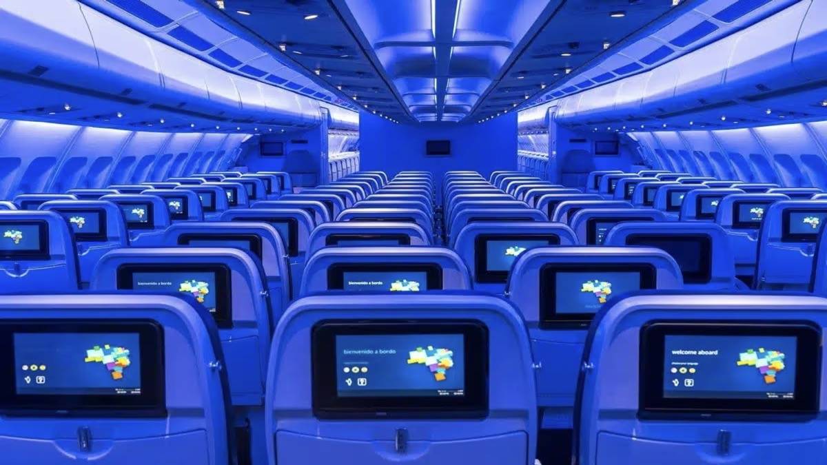Assentos Da Aeronave Onde A Passageira Morreu Em Voo Vindo Da Flórida