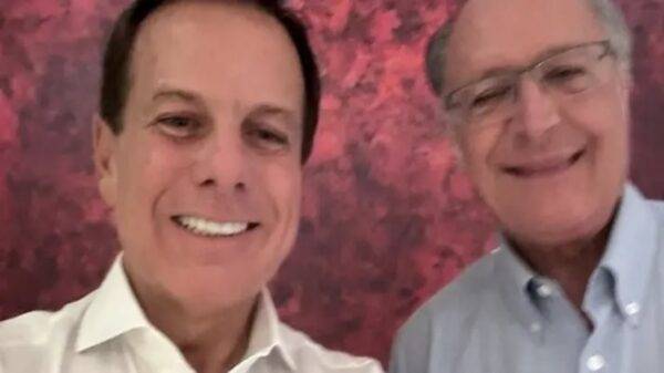 O Ex Governador De São Paulo João Doria (esq) E O Vice Presidente Geraldo Alckmin (dir)