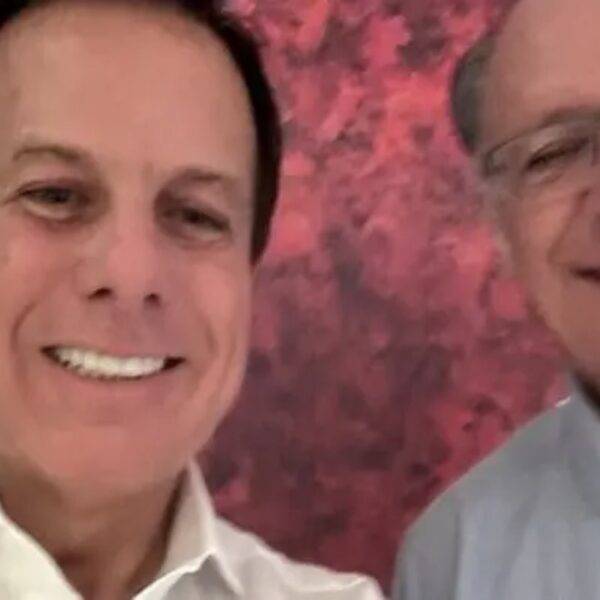 O Ex Governador De São Paulo João Doria (esq) E O Vice Presidente Geraldo Alckmin (dir)