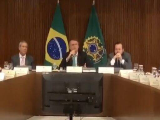 Reunião De Bolsonaro E Ministros