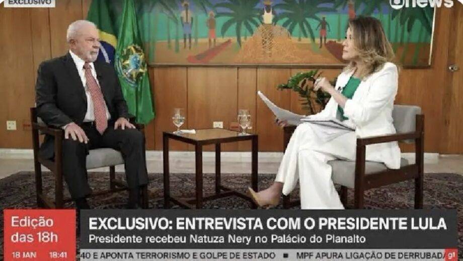 Em Janeiro De 2023, Lula Deu Sua Primeira Entrevista Exclusiva Como Presidente Da República Para A GloboNews