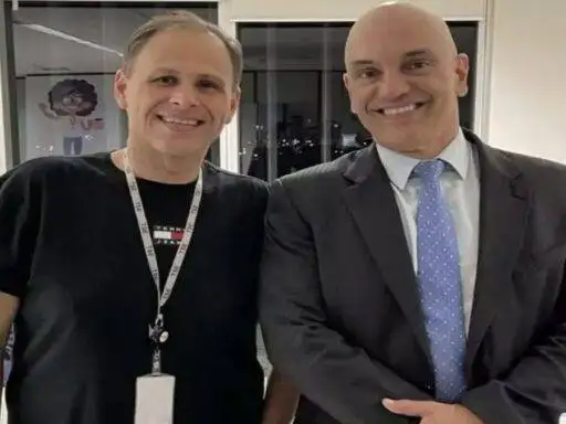 Eduardo Tagliaferro Ao Lado Do Ministro Do STF Alexandre De Moares