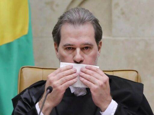 O Ministro Dias Toffoli, Durante Sessão No STF