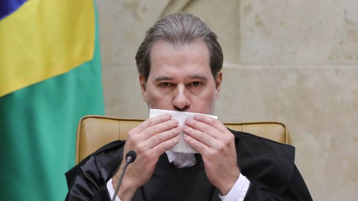 O Ministro Dias Toffoli, Durante Sessão No STF