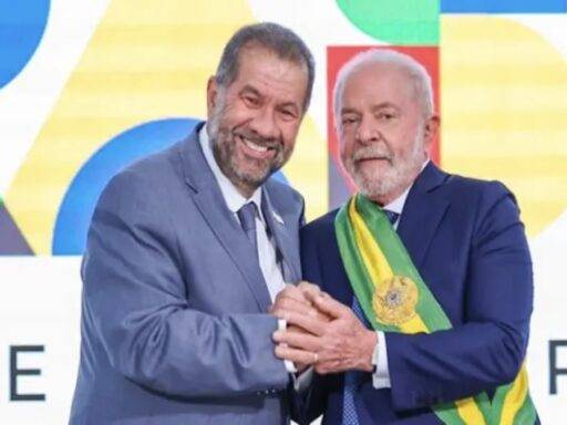 Presidente Luiz Inácio Lula Da Silva, Durante Posse Do Agora Ex Ministro Da Previdência Carlos Lupi