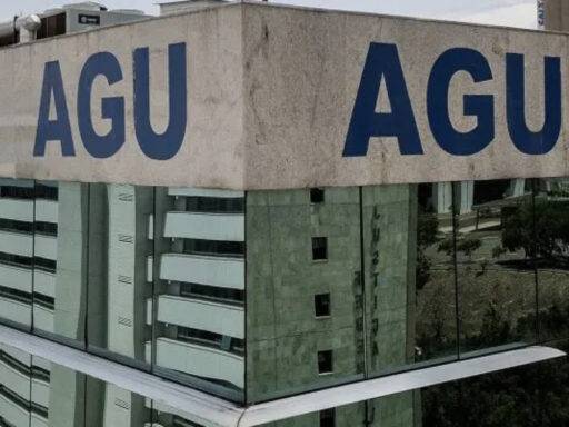 Prédio Da AGU, Fachada Da Advocacia Geral Da União, Em Brasília, DF