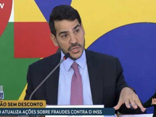 Advogado Geral Da União, Jorge Messias, Em Coletiva De Imprensa Nesta Quinta Feira, 8