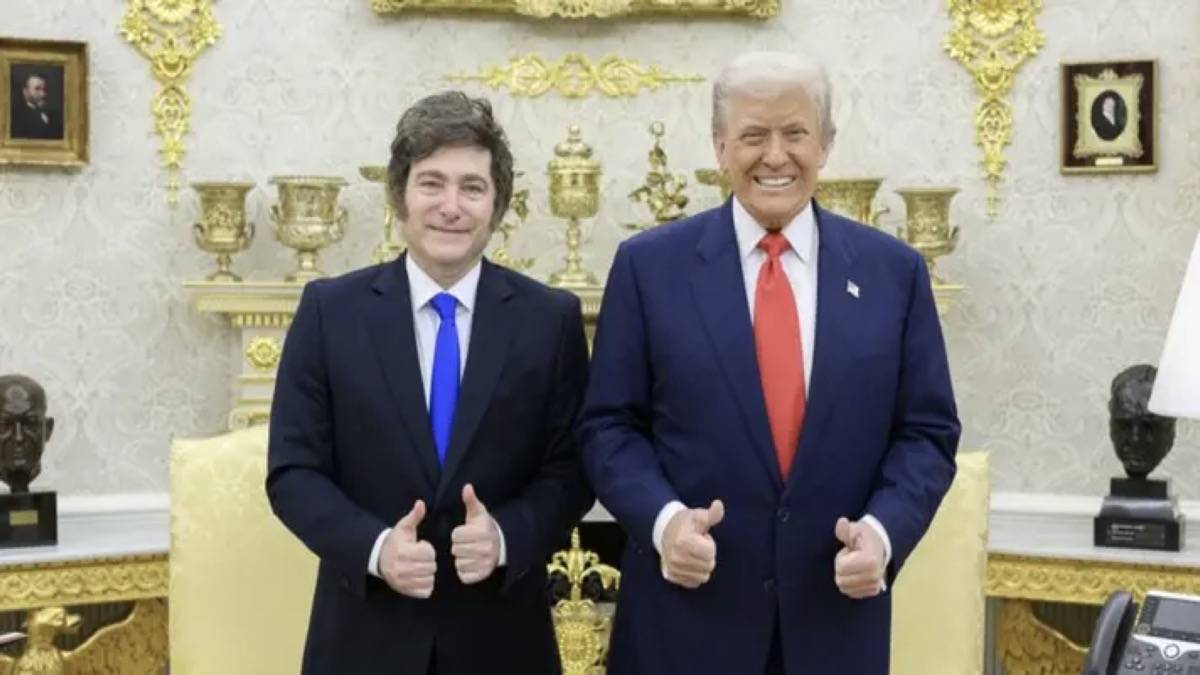 Donald Trump e Javier Milei | Foto: Reprodução/X/Oficina del Presidente de la República Argentina