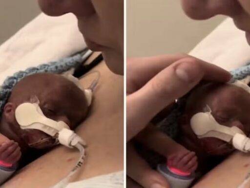 Sydney Files Abraça Cooper, Seu Bebê Prematuro, Em 'despedida'