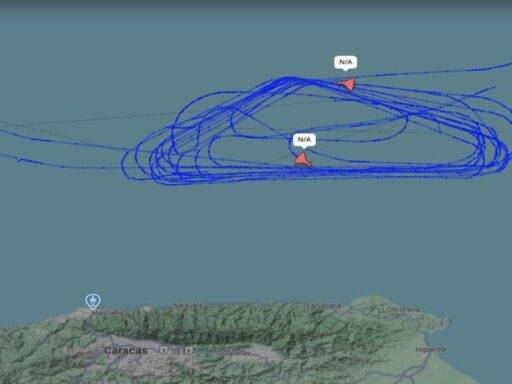 Caças Em Região Próxima De Caracas