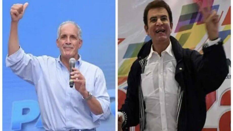 Tito Asfura E Salvador Nasralla, Candidatos À Presidência De Honduras